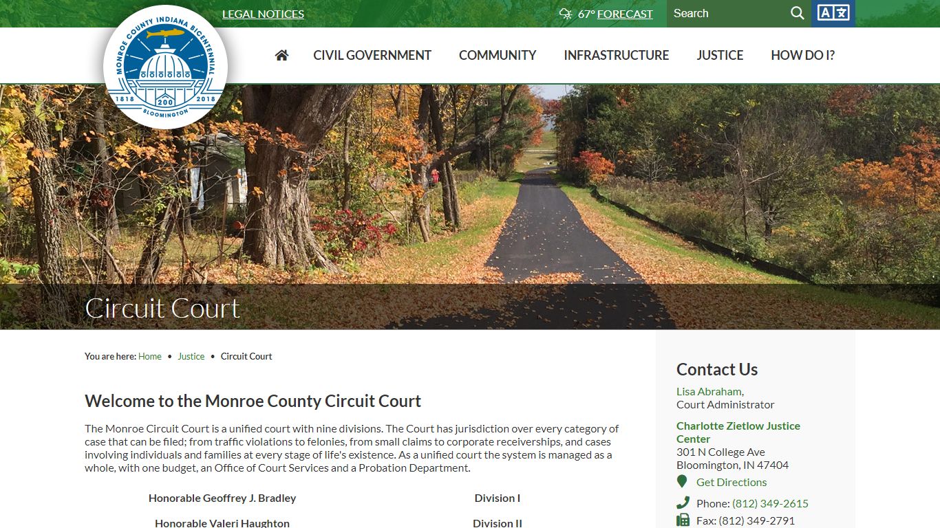 Circuit Court / Monroe County, IN