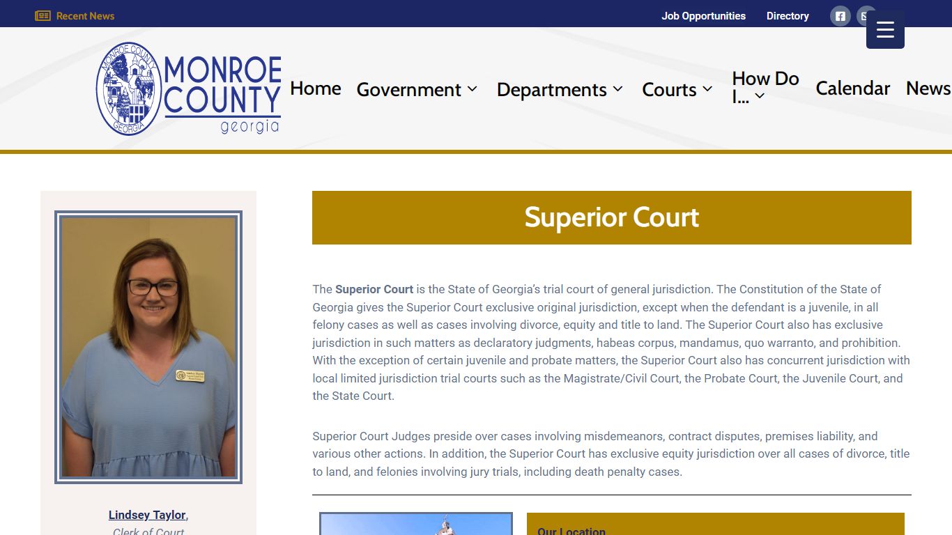 Superior Court – Monroe County, Georgia